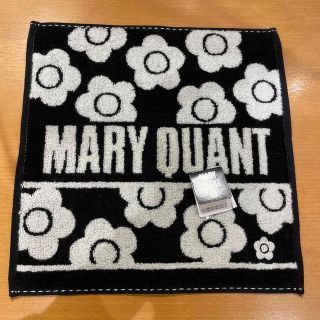 マリークワント(MARY QUANT)のマリークワント新作タオルハンカチブラック(ハンカチ)