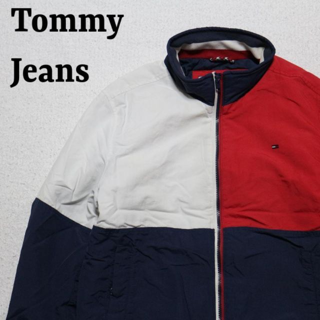 TOMMY JEANS トミージーンズ 中綿ジャケット パテッド トリコ S