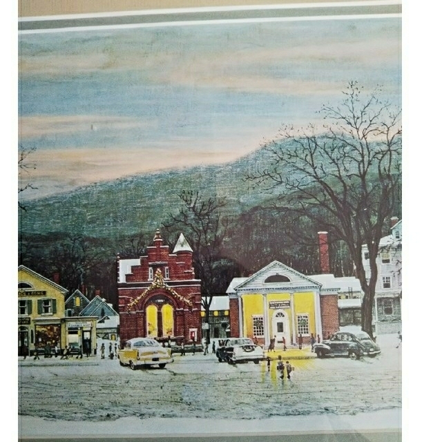 NormanRockwell -ストックブリッジのクリスマス