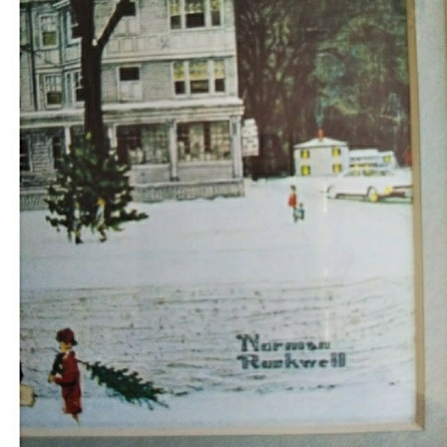 NormanRockwell -ストックブリッジのクリスマス エンタメ/ホビーの美術品/アンティーク(絵画/タペストリー)の商品写真