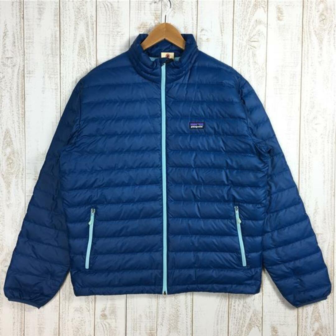 MENs M  パタゴニア ダウン セーター DOWN SWEATER 800FP ダウン ジャケット PATAGONIA 84673 GLSB Glass Blue ネイビー系