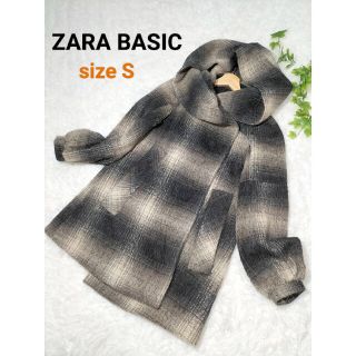 ザラ(ZARA)の✨アルパカ混✨ZARA BASIC ビッグフード ポンチョ コート(その他)