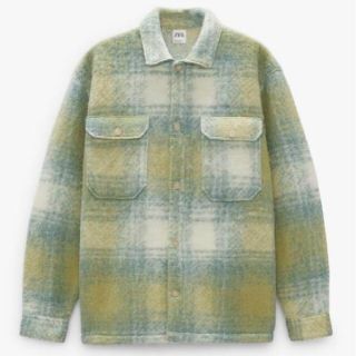 ザラ(ZARA)のZara　ウール　チェック　ジャケット(テーラードジャケット)