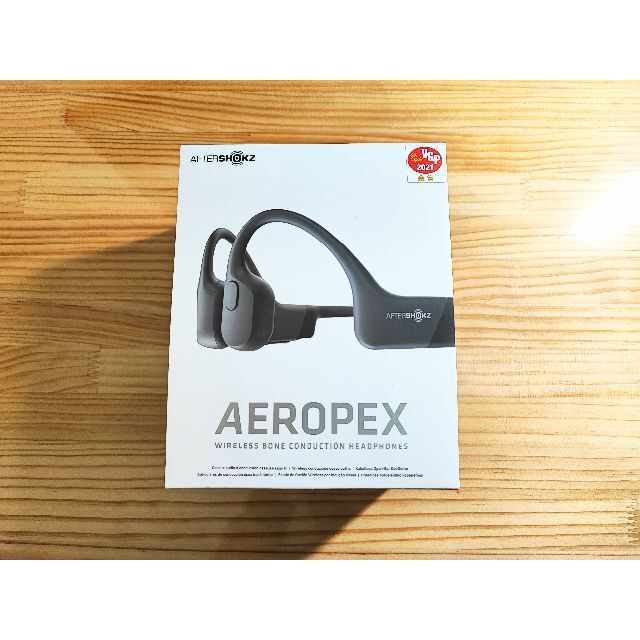 【新品未使用】Aftershokz Aeropex 黒 骨伝導イヤホン