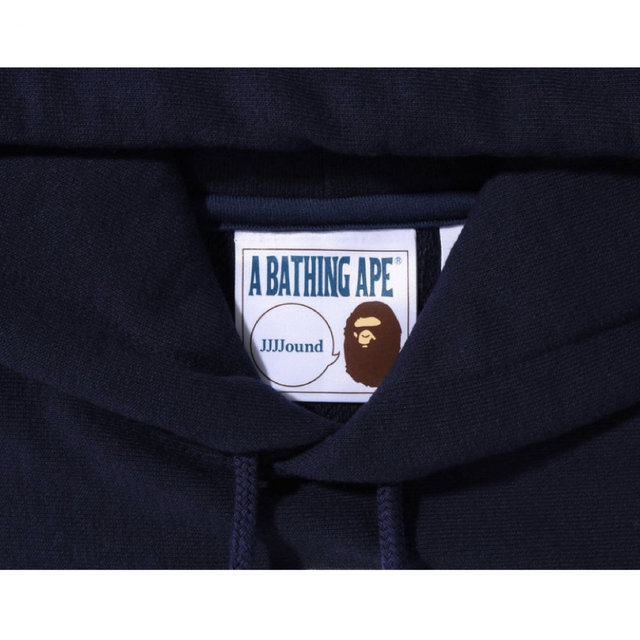 A BATHING APE(アベイシングエイプ)のBAPE JJJJOUND PULLOVER HOODIE NAVY Mサイズ メンズのトップス(パーカー)の商品写真