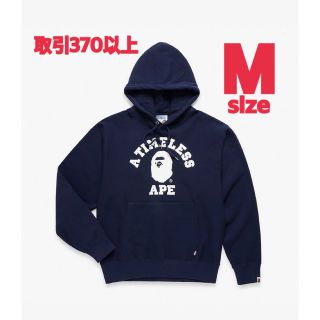 アベイシングエイプ(A BATHING APE)のBAPE JJJJOUND PULLOVER HOODIE NAVY Mサイズ(パーカー)