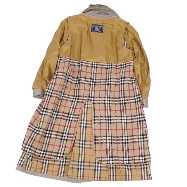 BURBERRY(バーバリー)の極美品 Vintage バーバリー Burberrys コート ライナー付き トレンチコート 裏チェック コットン アウター メンズ 92-170(M相当) サンドベージュ メンズのジャケット/アウター(トレンチコート)の商品写真