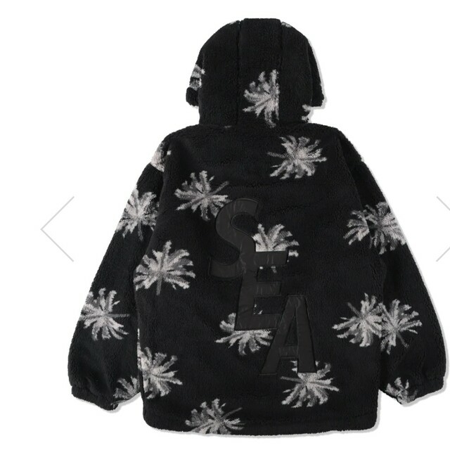 WIND AND SEA(ウィンダンシー)のWIND AND SEA PALM TREE FLEECE BLACK  XL メンズのジャケット/アウター(その他)の商品写真