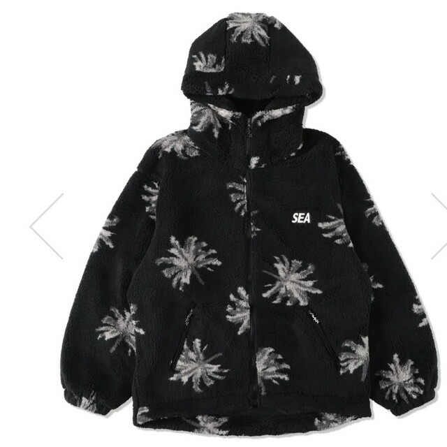 WIND AND SEA(ウィンダンシー)のWIND AND SEA PALM TREE FLEECE BLACK  XL メンズのジャケット/アウター(その他)の商品写真