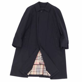 バーバリー(BURBERRY)の極美品 バーバリー ロンドン BURBERRY LONDON コート ステンカラーコート バルマカーンコート メンズ ライナー アウター 88-160-3(S相当) ブラック(ステンカラーコート)