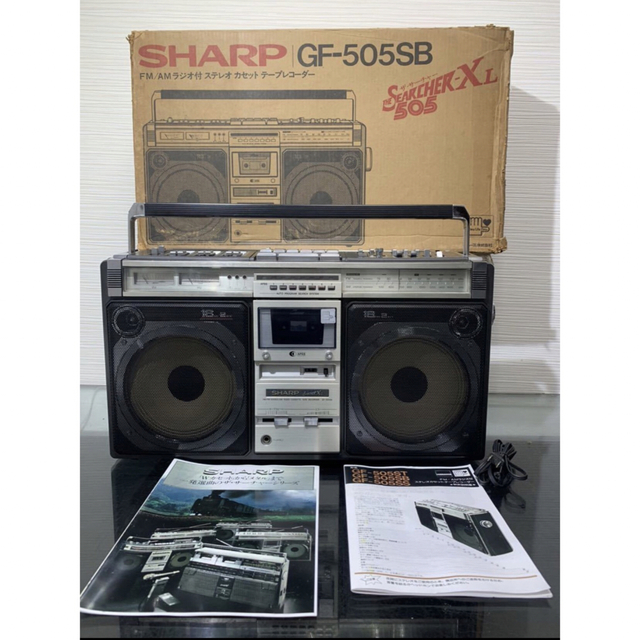 SHARP - 希少な元箱付き内臓Bluetooth付きシャープSHARPラジカセGF-505