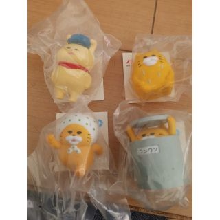 ノラネコぐんだん 第3弾 ガチャ 4種セット フィギュア(キャラクターグッズ)