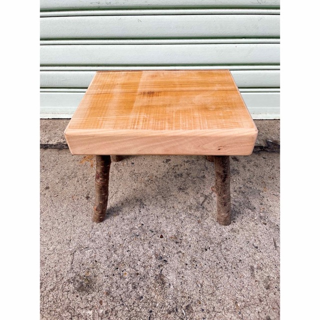 天然桜の木　華台　椅子　サイドテーブル コーヒーテーブル　台　子供用椅子　椅子