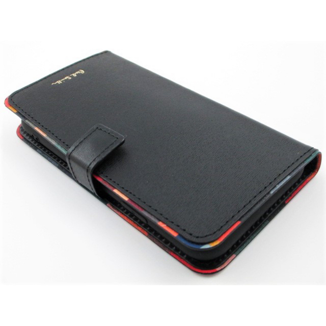 Paul Smith(ポールスミス)の☆残り僅か☆新品☆箱付 ポールスミス 人気デザイン スマホケース 黒☆ スマホ/家電/カメラのスマホアクセサリー(モバイルケース/カバー)の商品写真