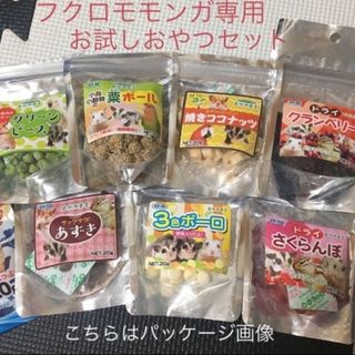 フクロモモンガ専用お試しおやつ(餌・エサ)セット(*^^*)(ペットフード)