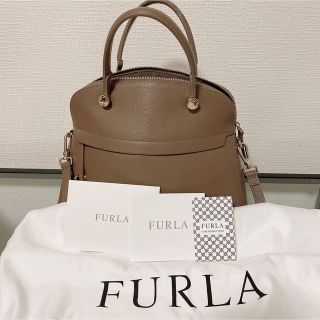 フルラ(Furla)の【1/8 10:00まで】FURLA パイパー グレージュ(ハンドバッグ)