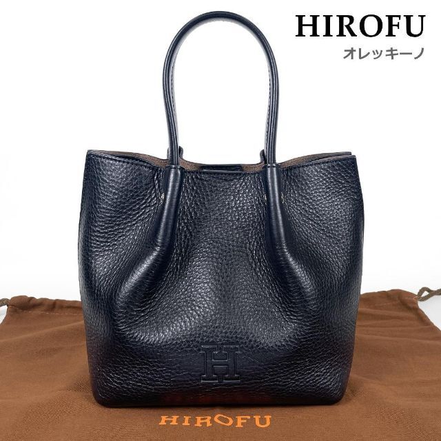 HIROFU ネイビーハンドバック   通販