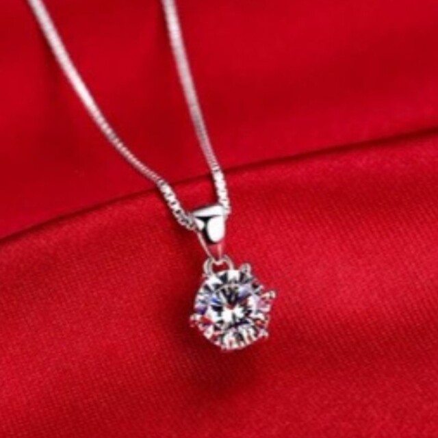 大人気！【シルバー925】 最高級 czダイヤモンド ネックレス レディースのアクセサリー(ネックレス)の商品写真