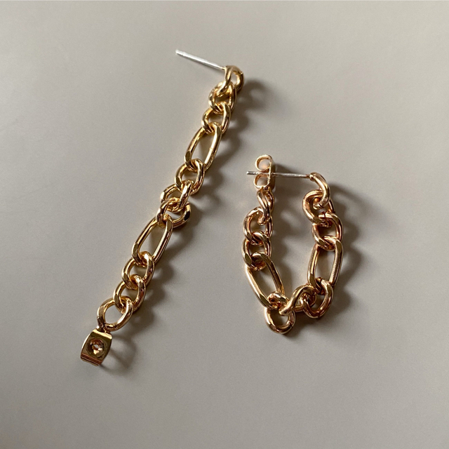 Ron Herman(ロンハーマン)のMix chain pierce gold No.782 レディースのアクセサリー(ピアス)の商品写真