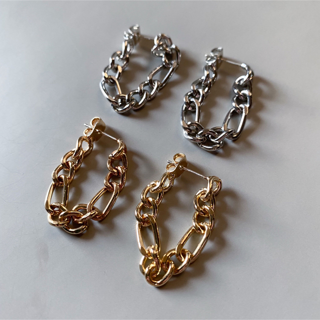 Ron Herman(ロンハーマン)のMix chain pierce gold No.782 レディースのアクセサリー(ピアス)の商品写真