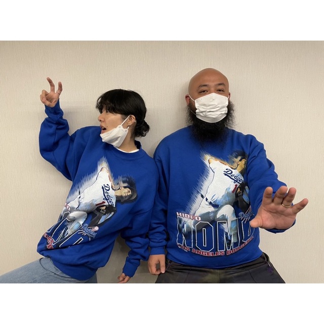 【あいみょん着用】90s 野茂英雄 スウェット ドジャース 【あいみょん着用】90s 野茂英雄 スウェット ドジャース