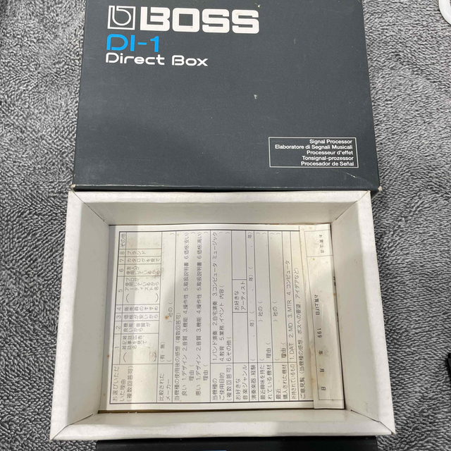 BOSS(ボス)のダイレクトボックス 楽器のレコーディング/PA機器(その他)の商品写真