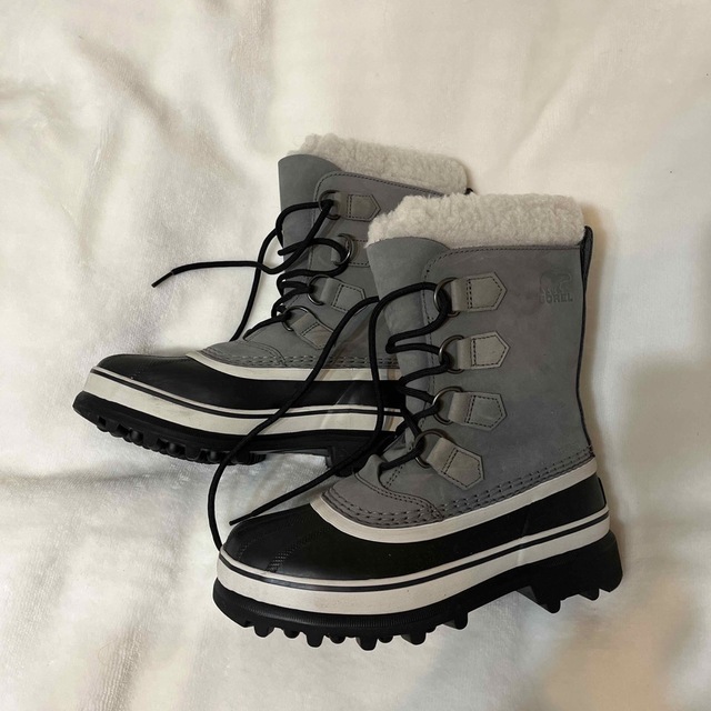 ソレル　SOREL カリブー　スノーブーツ　グレー　23cmレディース