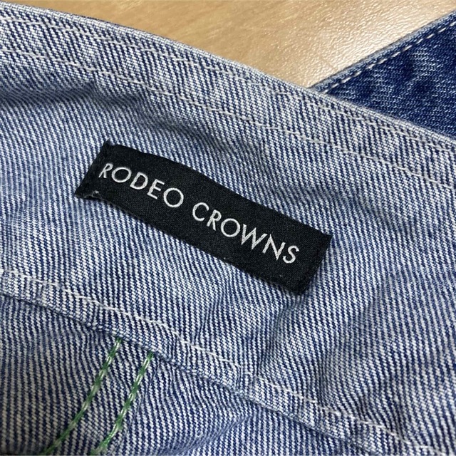 RODEO CROWNS(ロデオクラウンズ)のロデオクラウンズ　オーバーオール　デニム レディースのパンツ(サロペット/オーバーオール)の商品写真