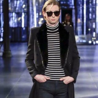 サンローラン(Saint Laurent)のサンローラン　15aw ボーダーニット(ニット/セーター)