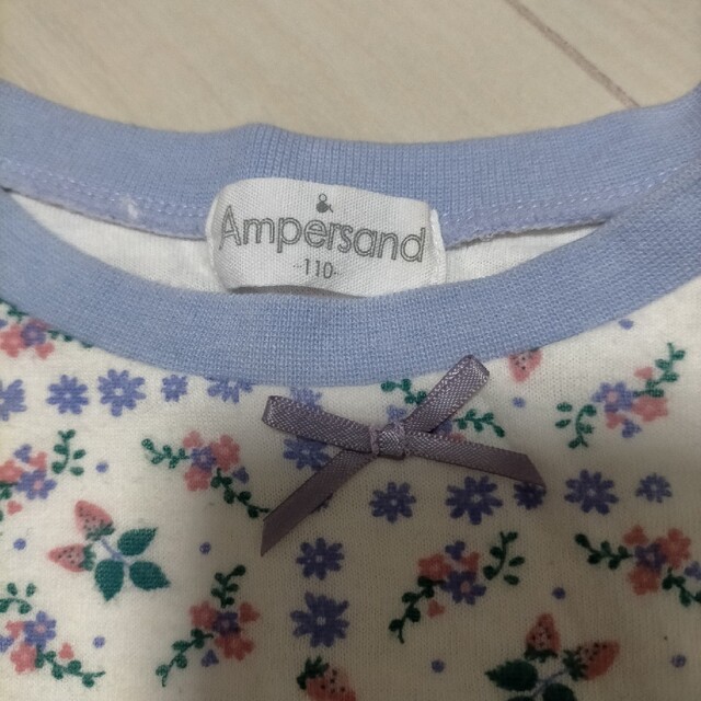 ampersand(アンパサンド)の110 ampersand 花柄パジャマ GAPキッズ パジャマ 2点セット キッズ/ベビー/マタニティのキッズ服女の子用(90cm~)(パジャマ)の商品写真