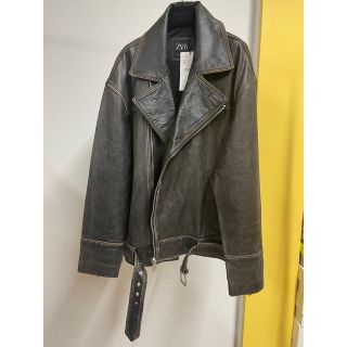 ザラ 本革ジャケットの通販 22点 | ZARAを買うならラクマ