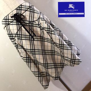 バーバリー(BURBERRY)のBURBERRY ブルーレーベル 新品 フレアースカート(ひざ丈スカート)