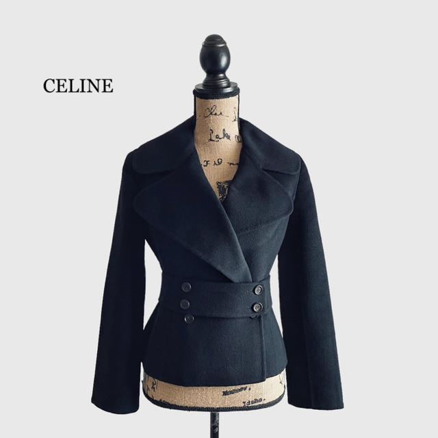 celine(セリーヌ)のCELINE セリーヌ ジャケット ブラック レディース レディースのジャケット/アウター(テーラードジャケット)の商品写真