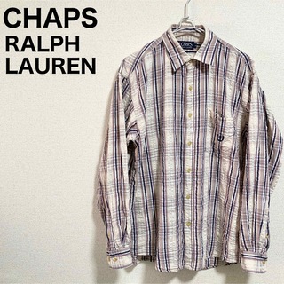 チャップス(CHAPS)のCHAPS チャップス ラルフローレン チェックシャツ メンズL 長袖シャツ (シャツ)