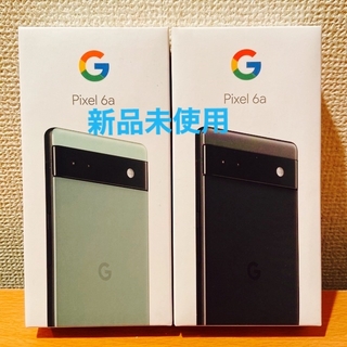グーグルピクセル(Google Pixel)の【新品未使用】Google Pixel 6a 128GB グリーン ブラック(スマートフォン本体)