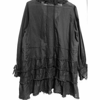 定番入荷 ピンクハウス ブラウス 可愛い ゴージャス 長め ブラック