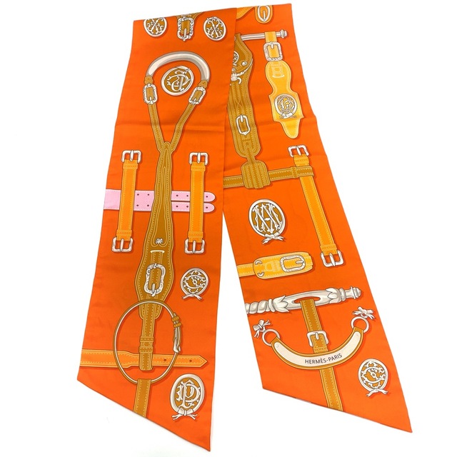 HERMES エルメス スカーフ マキシツイリー シルクスカーフ 馬具柄