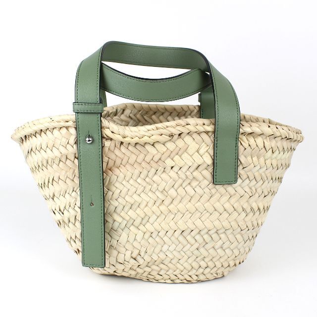 初売り LOEWE ロエベ スモール かごバッグ トートバッグ レザー