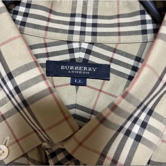 BURBERRY(バーバリー)のバーバリー　Burberry  ノバチェックシャツ　ベージュ　XL サイズ メンズのトップス(シャツ)の商品写真