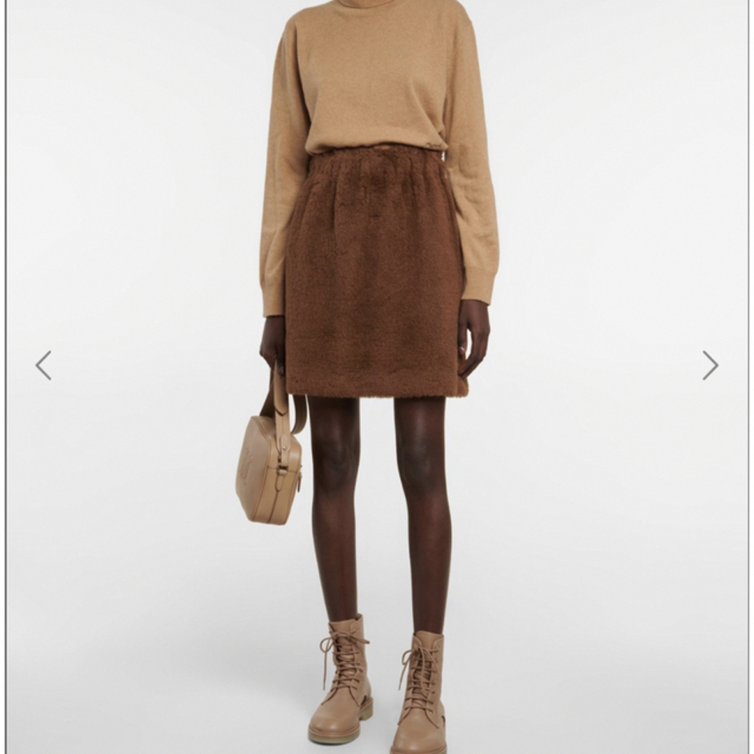 Max Mara - 新品MaxMaraエレガントテディベアミニスカート滝沢 Max Mara - 新品MaxMaraエレガントテディベアミニスカート滝沢