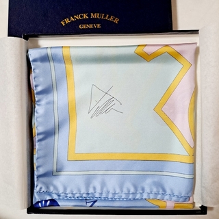 フランクミュラー(FRANCK MULLER)のFRANCK MULLER フランクミュラー 大判 シルクスカーフ(バンダナ/スカーフ)