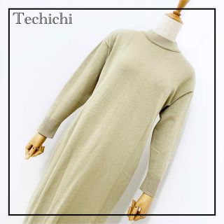 テチチ(Techichi)の«Techichi» ハイネック ニット ワンピース グリーン ユニクロ GU(ロングワンピース/マキシワンピース)