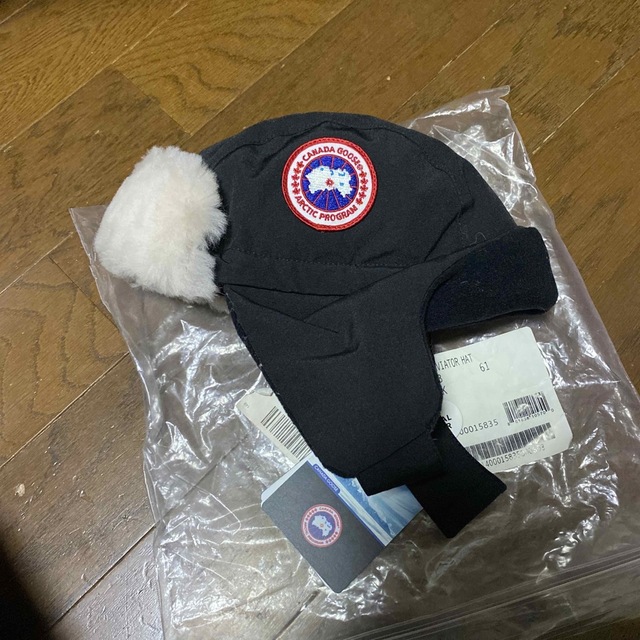 CANADA GOOSE(カナダグース)のカナダグース　子供用　帽子 キッズ/ベビー/マタニティのこども用ファッション小物(帽子)の商品写真