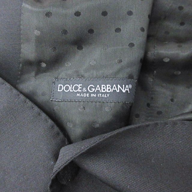 DOLCE&GABBANA(ドルチェアンドガッバーナ)のドルチェ&ガッバーナ ジレ ベスト ドット柄 ウール 黒 44 国内正規品 メンズのトップス(ベスト)の商品写真