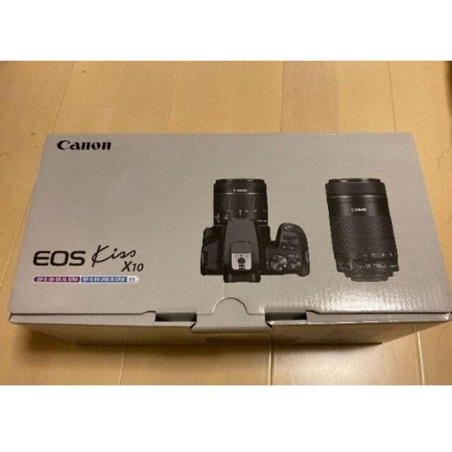 新品未開封】EOS Kiss X10 ダブルズームキット カメラ 新品未開封】EOS Kiss X10 ダブルズームキット カメラ