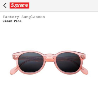 シュプリーム(Supreme)の16SS Supreme Factory Sunglasses Pink(サングラス/メガネ)