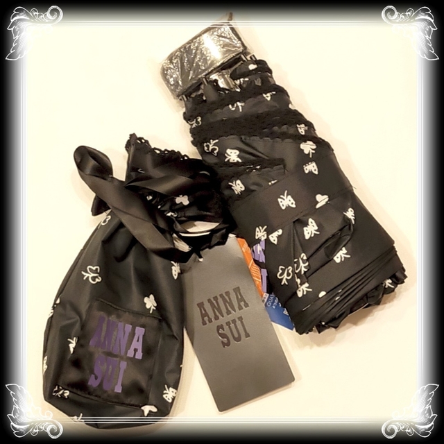 ANNA SUI(アナスイ)のセール/訳有/新品［アナスイ］折り畳み傘　晴雨兼用　遮熱/遮光　ANNA SUI レディースのファッション小物(傘)の商品写真