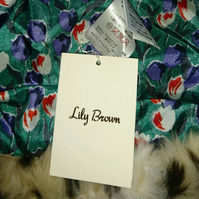 Lily Brown(リリーブラウン)のLily Brownのヒョウ柄ショートコート レディースのジャケット/アウター(毛皮/ファーコート)の商品写真