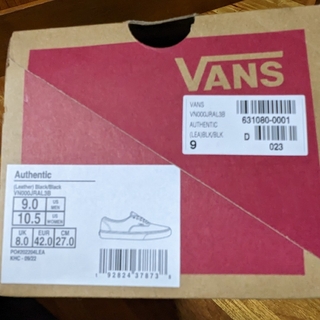 AUTHENTIC（VANS） - 【新品】VANS Authentic Leather