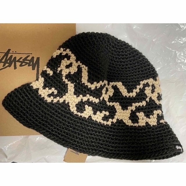 新品 stussy SS Knit Bucket Hat ニットハット 【ギフ_包装】 www